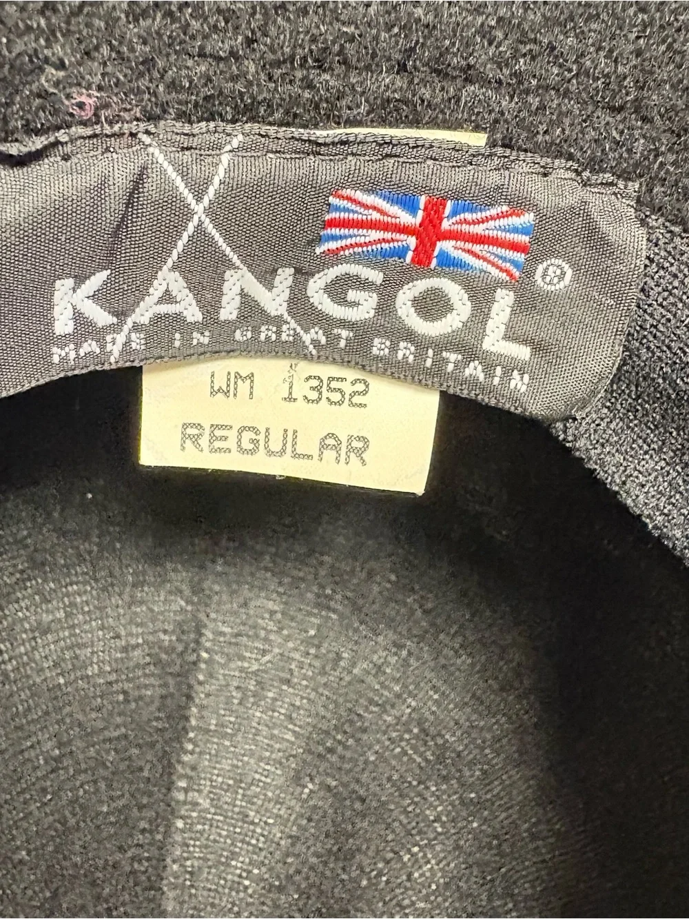 Kangol Black Felt Bucket Hat